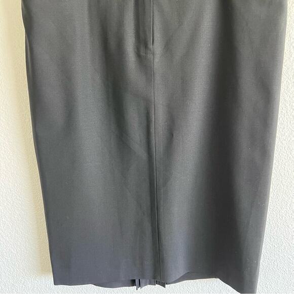 Club Monaco Black Pleated Pencil Skirt - Picture 3 of 13